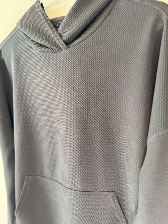 Soybu Women's Textured Knit Hoodie Black Size Small - Picture 2 of 9